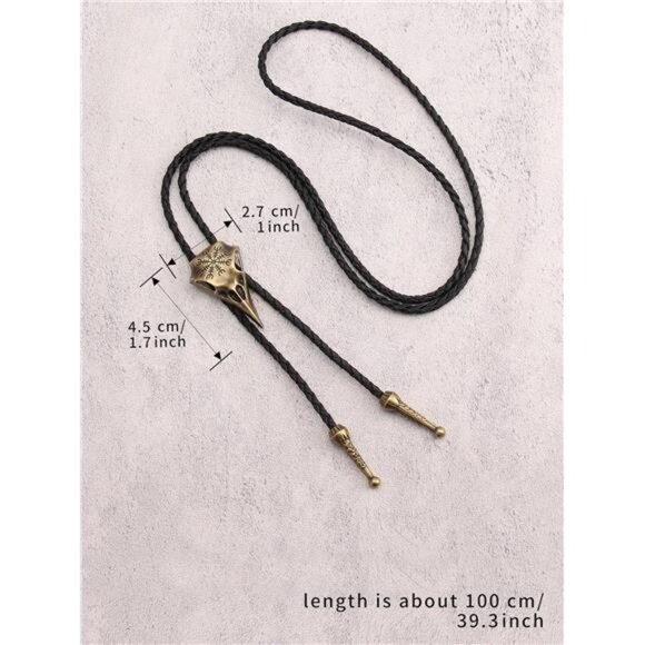 Western Cowboy Bolo Tie for Men 07 - Picture 5 of 6